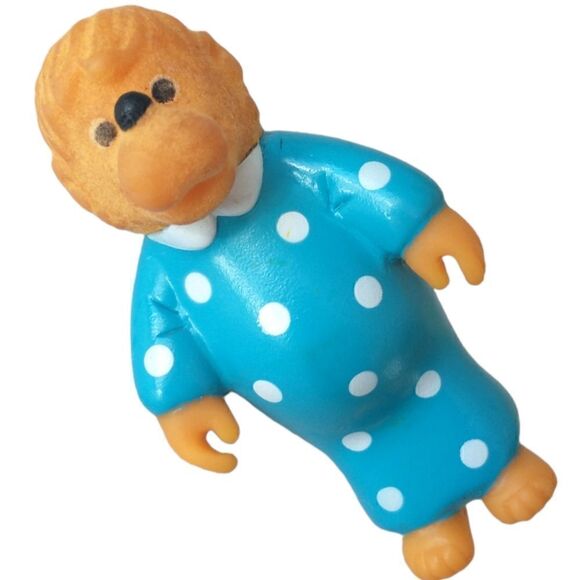 Berenstain Bears Mama Bear Figure McDonalds 1986 S&J Cake Topper Rubber Vintage. - Picture 7 of 12